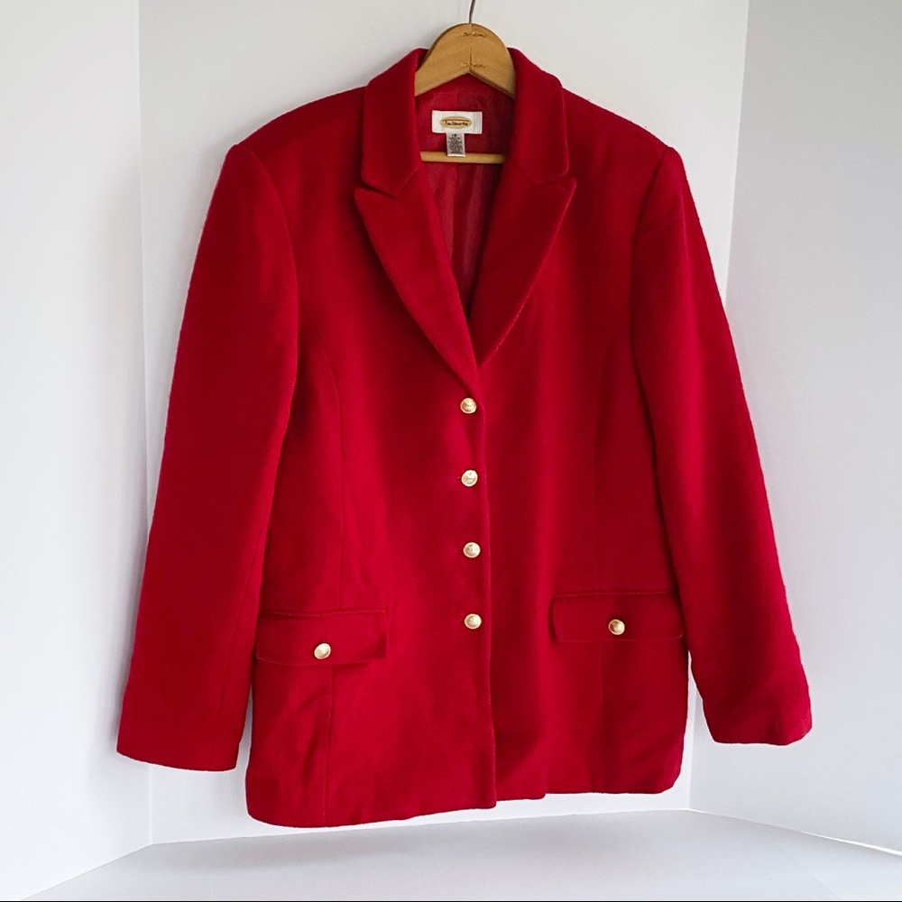 Talbots Blazer Red Size 16